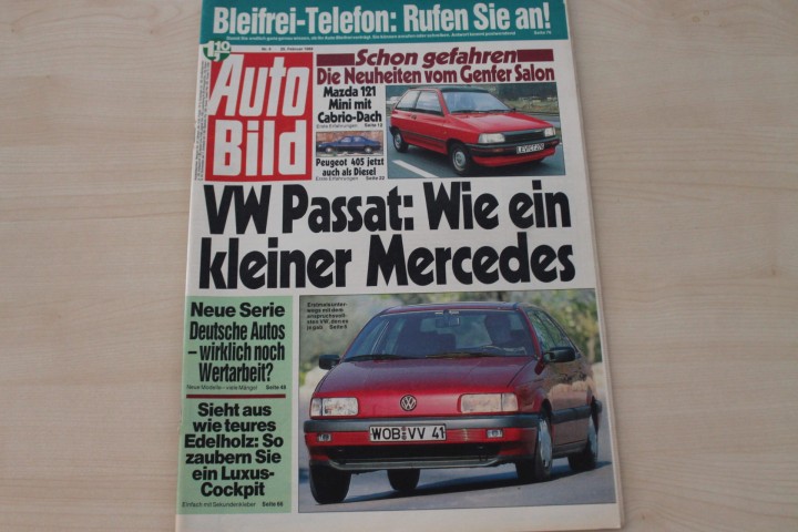 Deckblatt Auto Bild (09/1988)